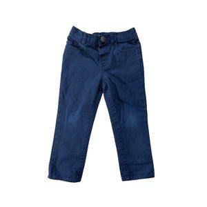Okie Dokie toddler boy chino pants blue size 18- 24 months.
